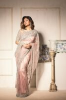 L1 Karchupi Sequins saree