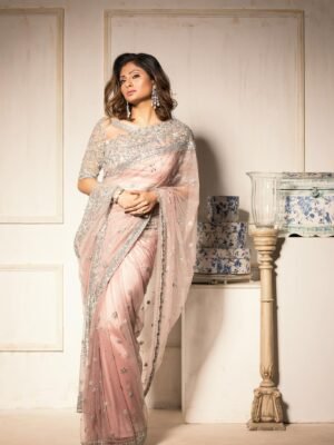 L1 Karchupi Sequins saree