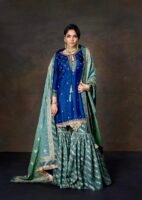 F Brocade Patti Gharara