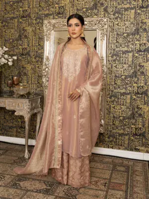 Brocade & zardozi Sharara set 1