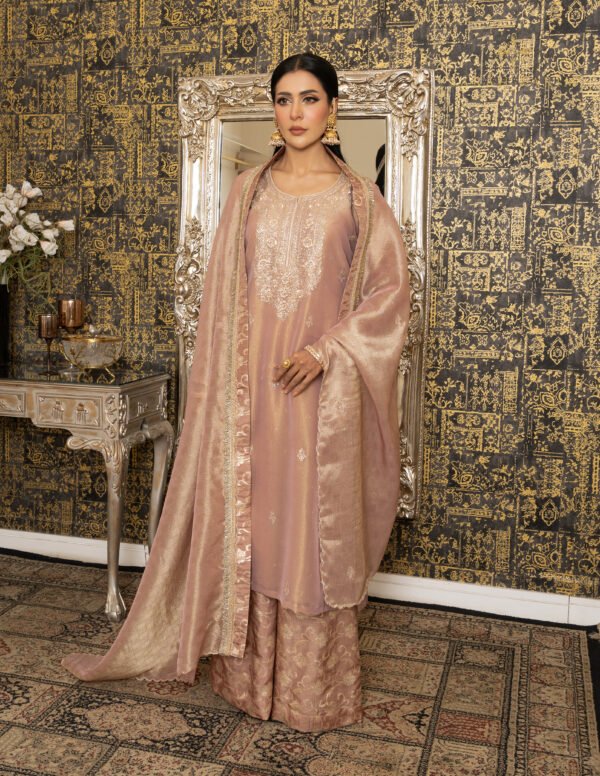 Brocade & zardozi Sharara set 1