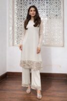 Co-ord set with sequins and pearl work.