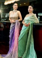 Ombre pre-drape saree collection
