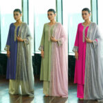 Purple kameez with cutdana work