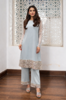 Co-ord set with sequins and pearl work.