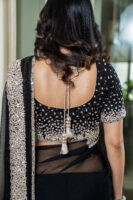 Georgette sequence saree (Customized stitched blouse- 55k)